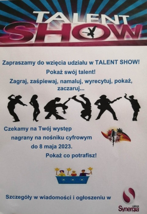 Plakat informacyjny - talent show